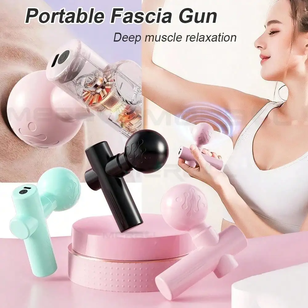 Fishing Rod Travel - Mini massagepistool fascia machine spierontspanning vibrerende