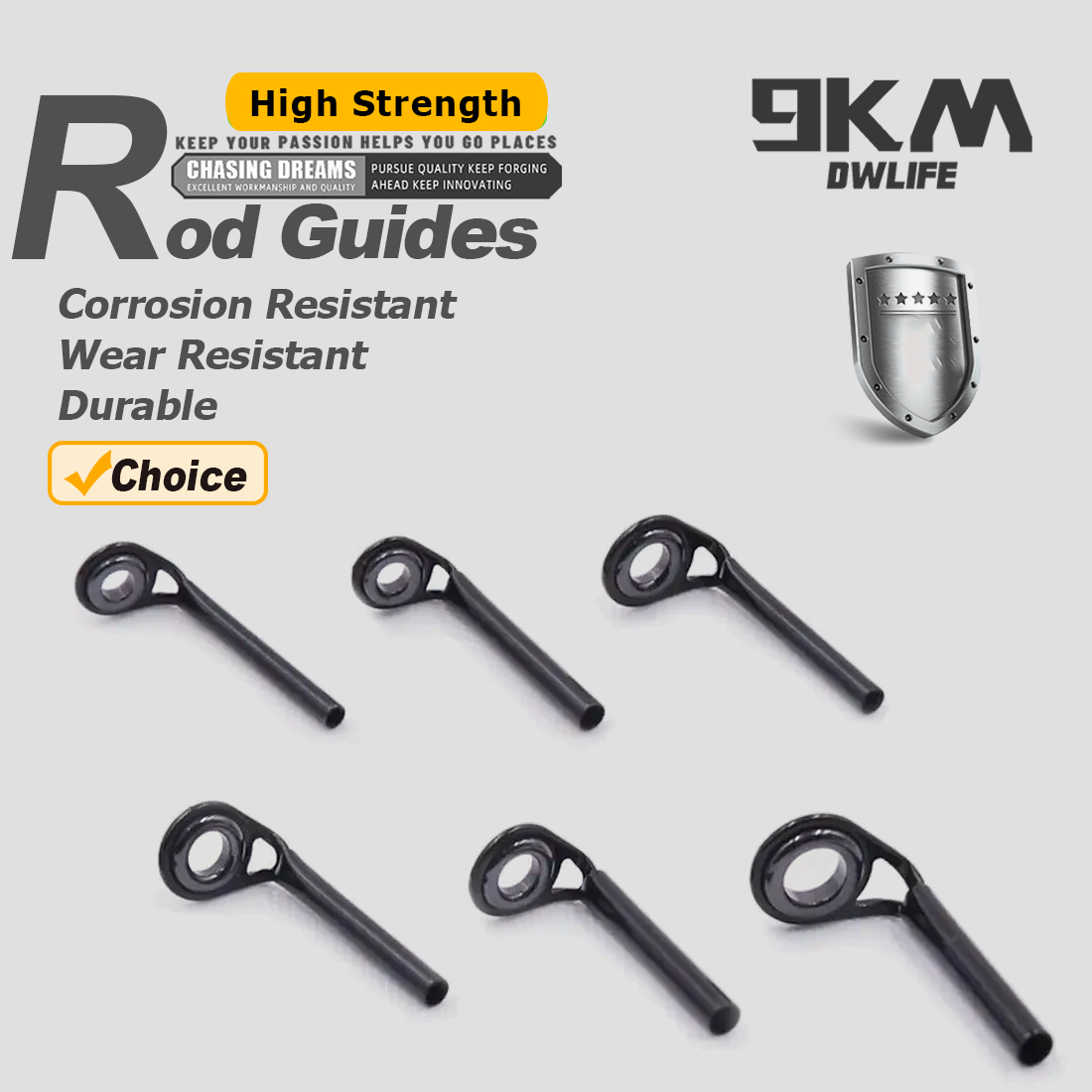 Fishing Rod Tip Replacement - Hengelgeleiders 5 ~ 10 stuks MKT