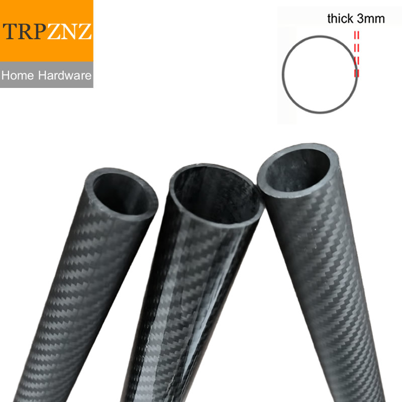 Fishing Rod Carbon Fiber - 3K Koolstofvezel Buis Pijp OD 12-35mm