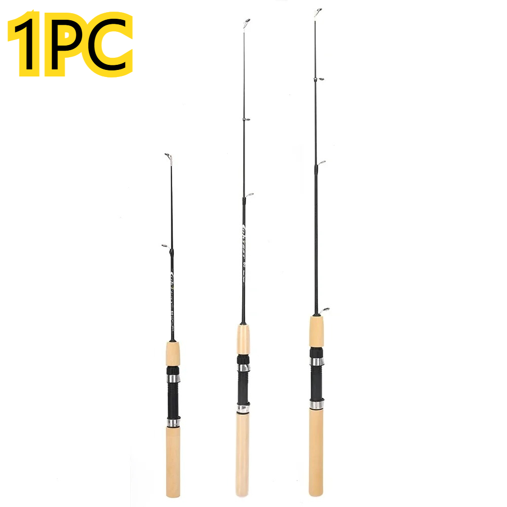 Fishing Rod Ice - 60/80/100 Cm Ijs Hengel Draagbare Carbon
