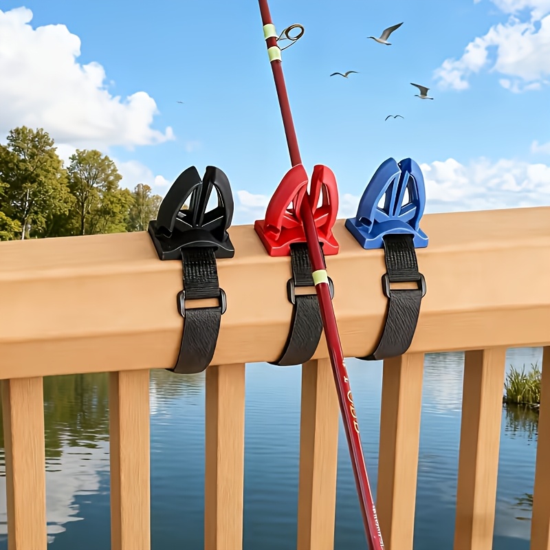 Fishing Rod Travel - Hengelhouder, uitgerust met verstelbare riemen, gemaakt