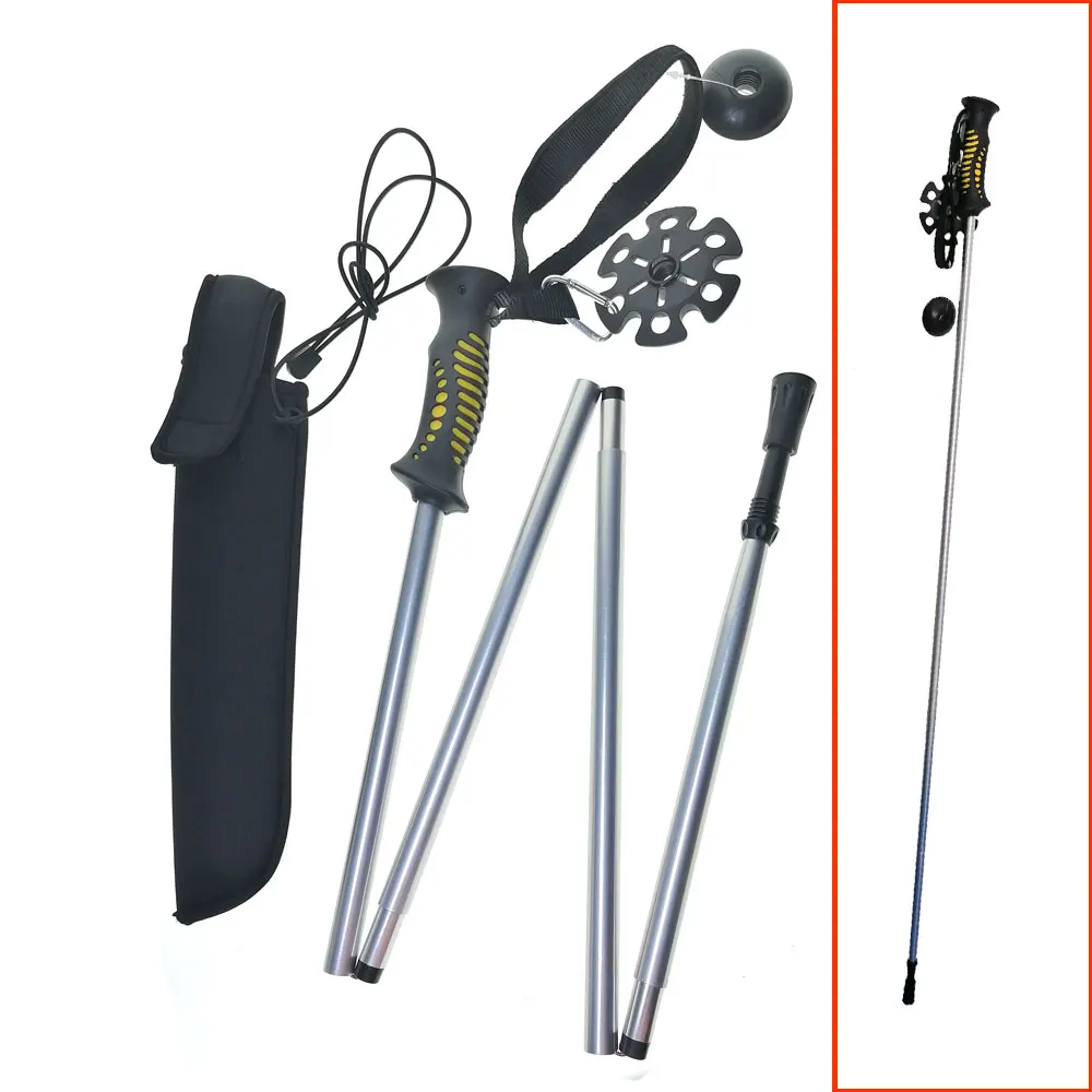 Fishing Rod Fly - 139Cm Vouwen Alumimum Waden Personeel Licht