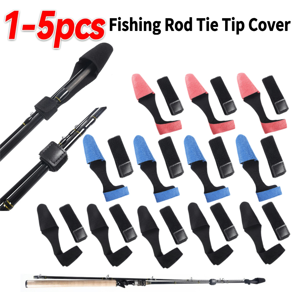 Fishing Rod Case - 1-5PCS Hengel Tie Tip Cover Hoge