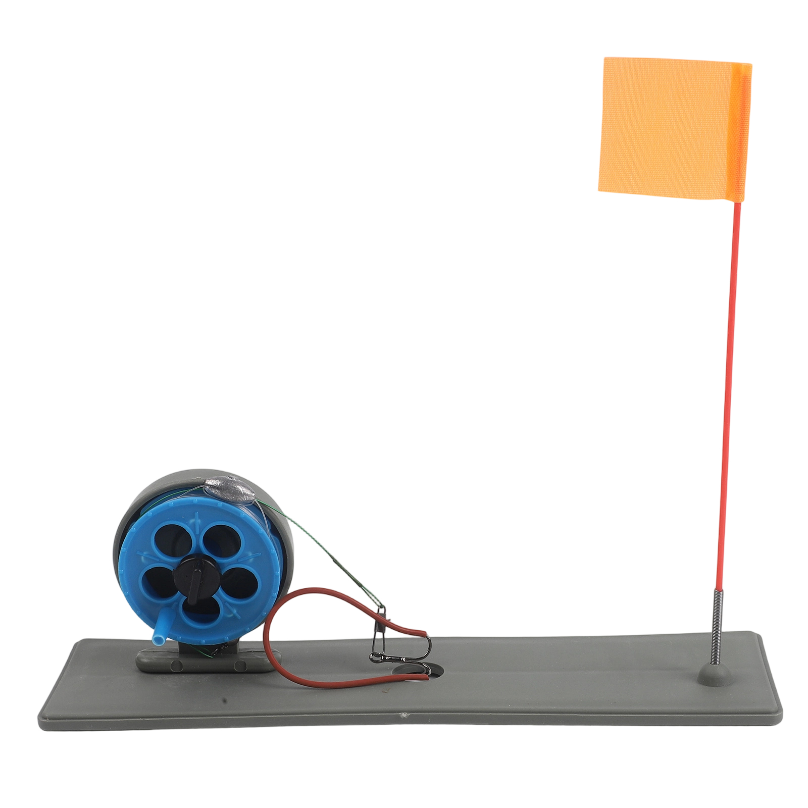 Fishing Rod Ice - Draagbare winter ijsvishengel met opklapbare vlag,