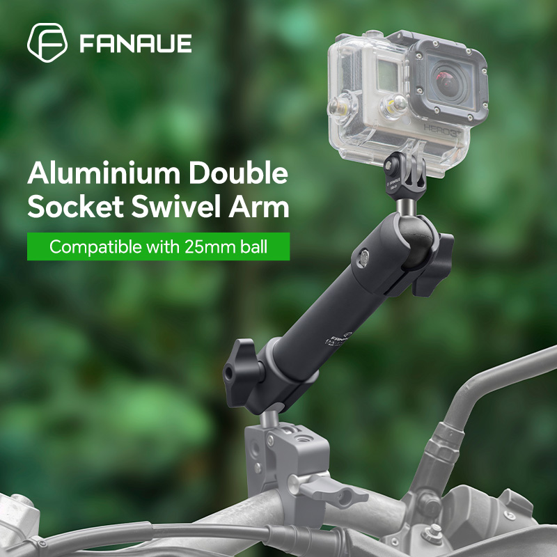 Fishing Rod Holder - FANAUE motorfiets telefoonhouder balhoofd tweeweg roterende
