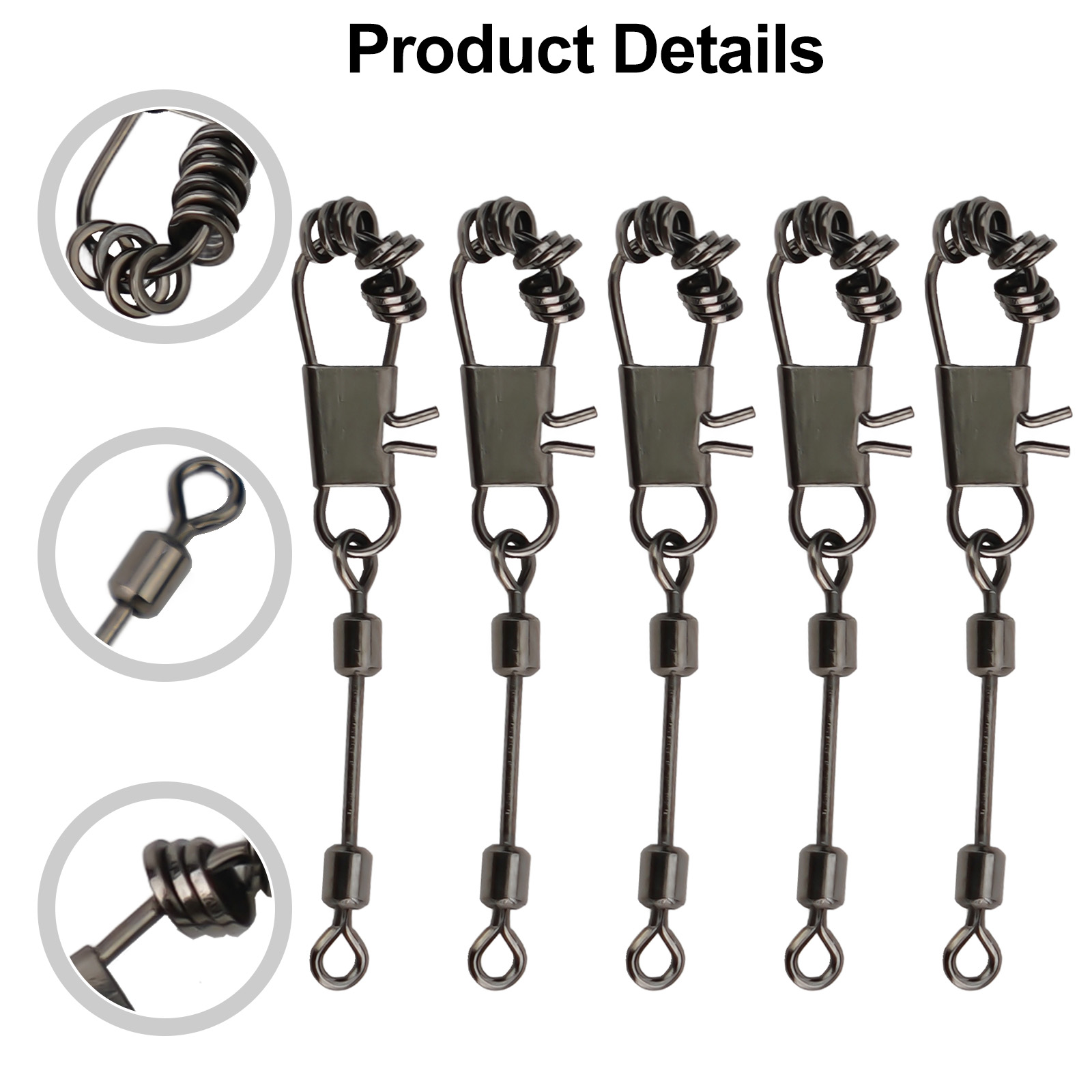 Fishing Rod Fly - 10/20/50 Stuks Kleine Ovale Tippet Ringen