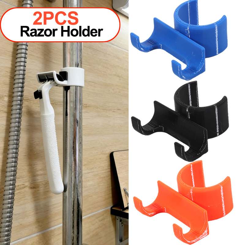 Fishing Rod Travel - 2 stuks antislip scheermeshouder voor douchestang,