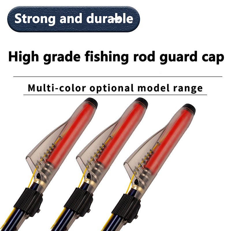 Fishing Rod Guide Replacement - 1Pc Transparante Hengel Tip Cover Hengels