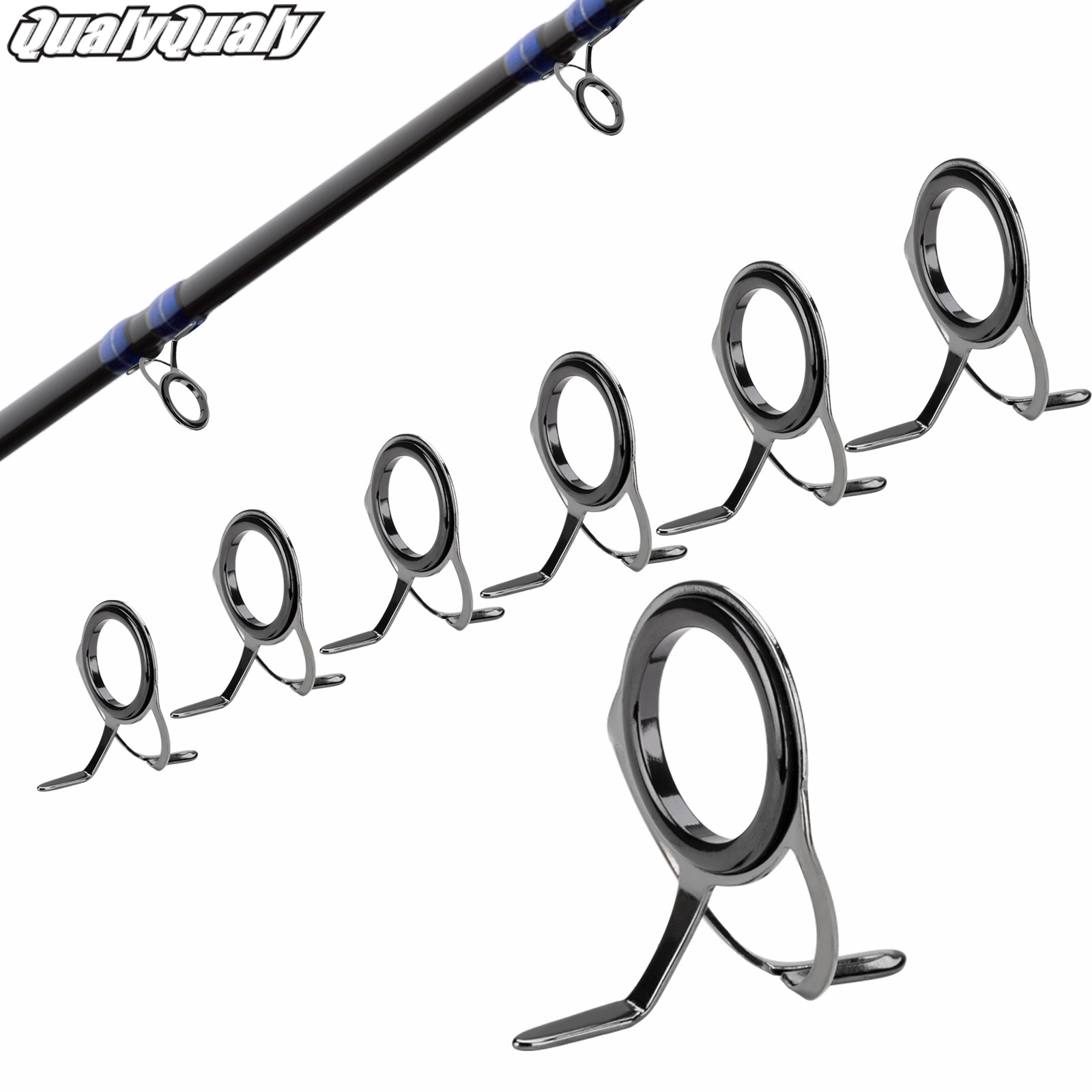 7pcs Hengel Gidsen Reparatiese - Fishing Rod Guide Replacement recensie en prijs