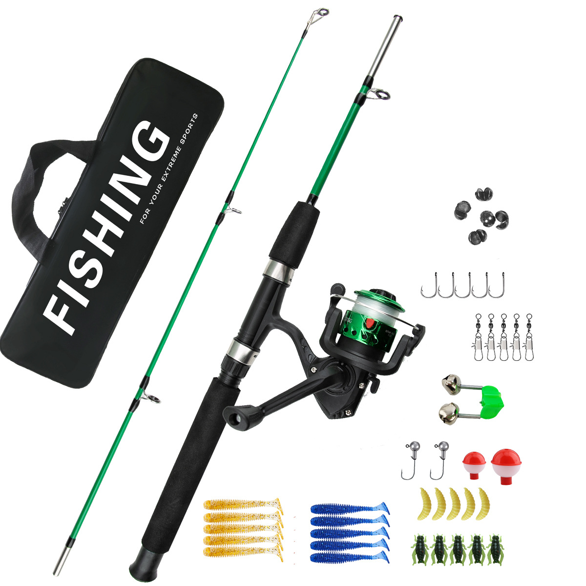 2-delige ijsvisset voor beginn - Fishing Rod Ice recensie en prijs