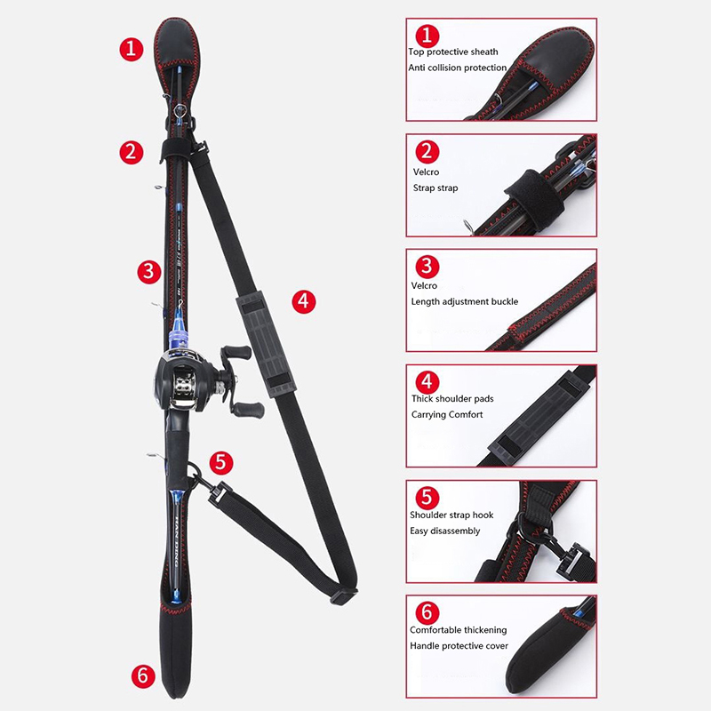 Nieuwe hengelbeschermhoes, vli - Fishing Rod Case recensie en prijs
