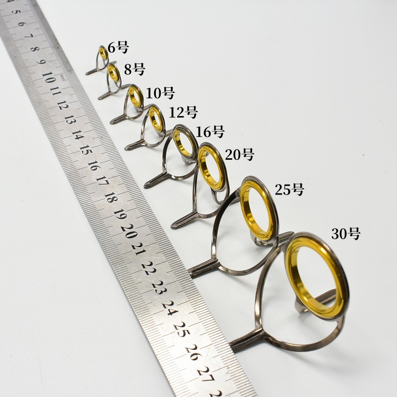 8 stuks visgerei roestvrijstal - Fishing Rod Guide Replacement recensie en prijs