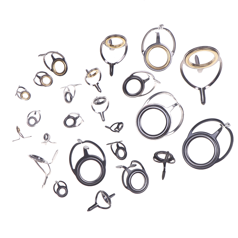 8 stuks visgerei roestvrijstal - Fishing Rod Guide Replacement recensie en prijs