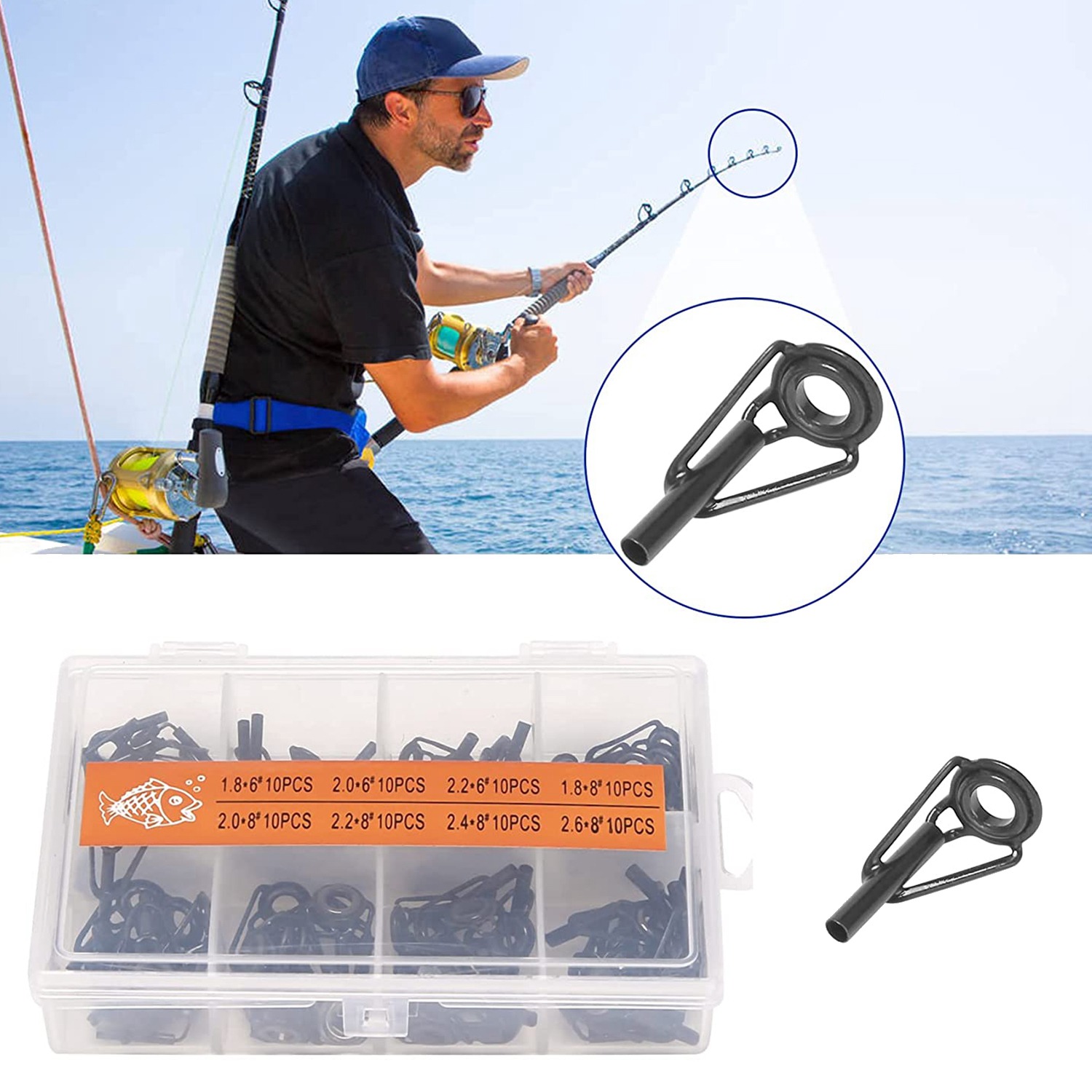 A69P-80 stuks reparatieset voo - Fishing Rod Tip Replacement recensie en prijs
