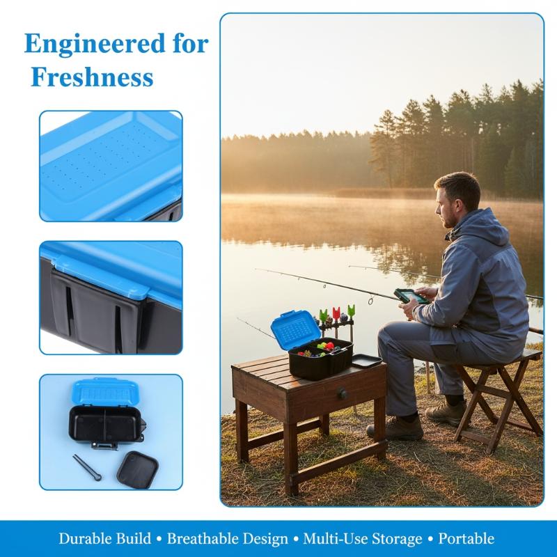 Draagbare vislokdoos, levende  - Fishing Rod Case recensie en prijs