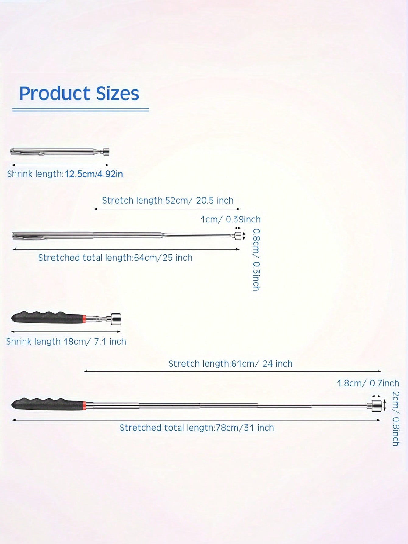 Intrekbare magnetische ophaalt - Fishing Rod Telescopic recensie en prijs