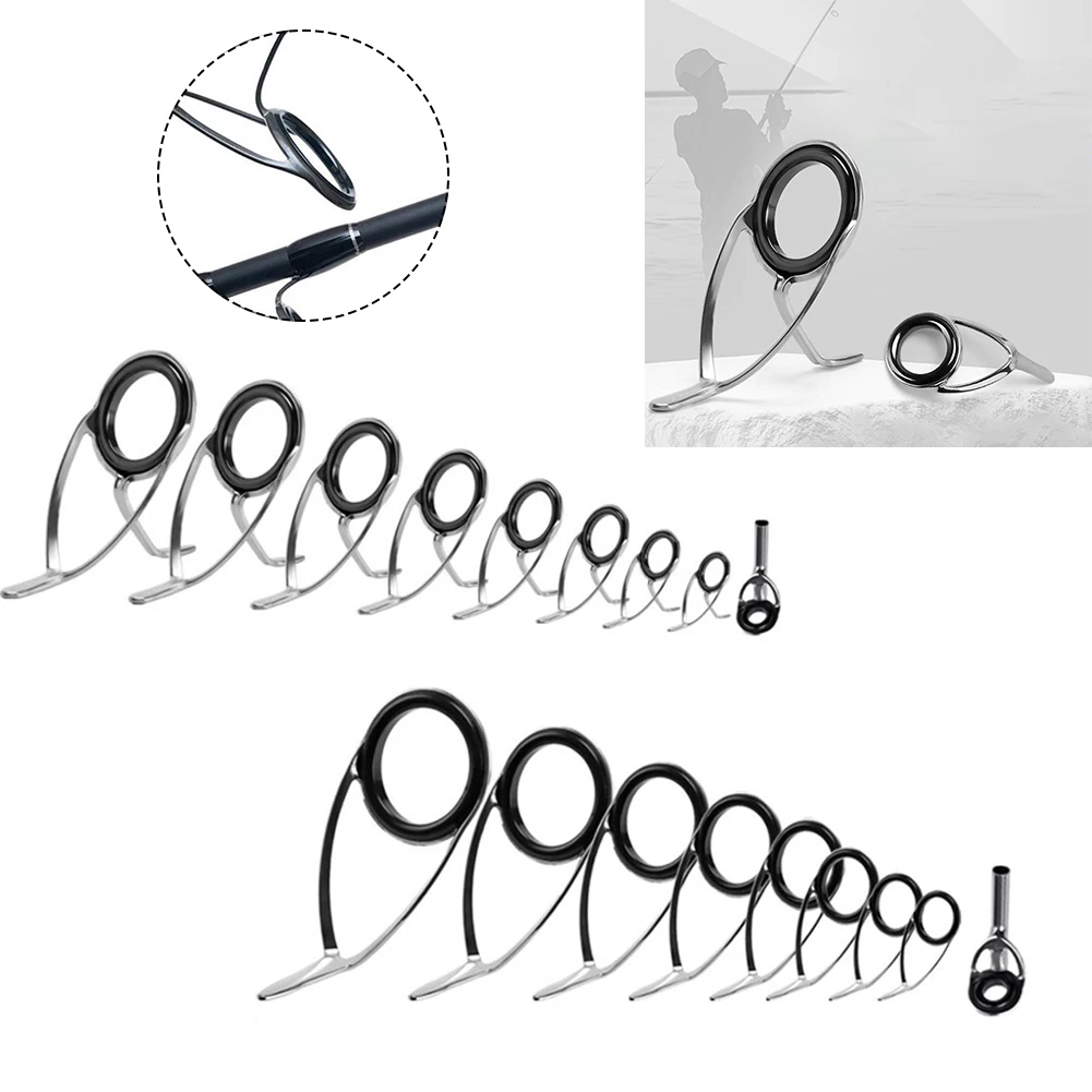 9 stks Hengel Top Ring Tip Oog - Fishing Rod Building Kit recensie en prijs