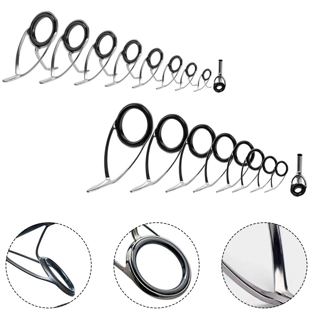 9 stks Hengel Top Ring Tip Oog - Fishing Rod Building Kit recensie en prijs