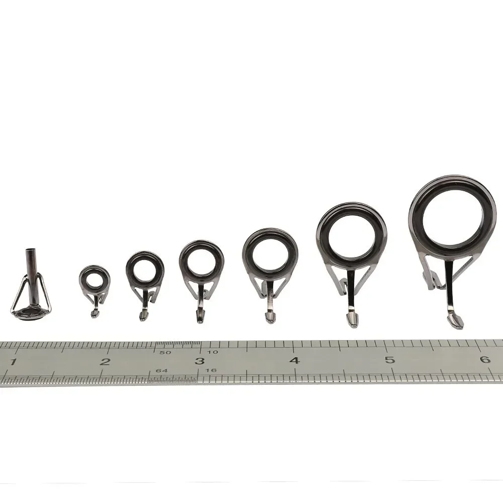 7 stks/set Visgerei Roestvrij  - Fishing Rod Tip Replacement recensie en prijs
