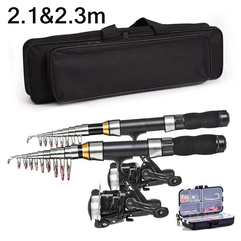 BRAVMAK 2.1/2.3 mTelescopische - Fishing Rod Carbon Fiber recensie en prijs